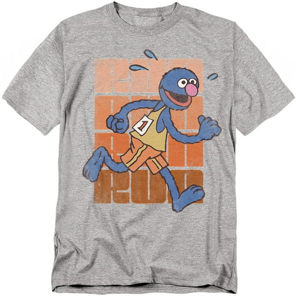 Sesame Street T-Shirt Run Run Grover Unisex Graphic Tee for Men & Women