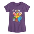 thumbnail image 1 of Sesame Street - SS Best Friends - Youth Girls Short Sleeve T-Shirt, 1 of 4