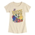 thumbnail image 1 of Sesame Street - SS Group Flowers - Youth Girls Short Sleeve T-Shirt, 1 of 4