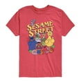 thumbnail image 1 of Sesame Street - Sesame Street Group Flowers - Youth Boys Short Sleeve Graphic T-Shirt, 1 of 4