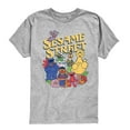 thumbnail image 1 of Sesame Street - Sesame Street Group Flowers - Youth Boys Short Sleeve Graphic T-Shirt, 1 of 4