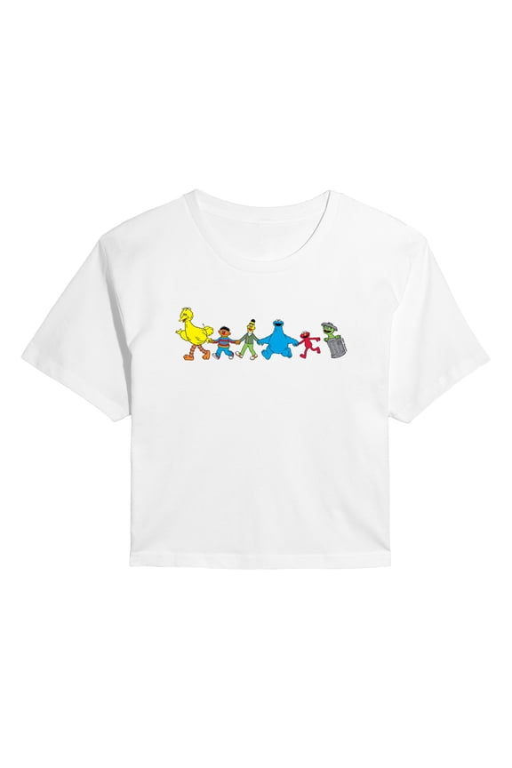 - SS Group - Juniors Cropped Short Sleeve Graphic T-Shirt