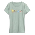 thumbnail image 1 of Sesame Street - SS Group Muted - Women's Short Sleeve Graphic T-Shirt, 1 of 3