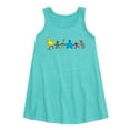 thumbnail image 1 of Sesame Street - SS Group -Toddler And Youth Girls Short Sleeve Aline Dress, 1 of 3