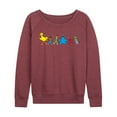 thumbnail image 1 of Sesame Street - SS Group - Women's French Terry Long Sleeve Pullover, 1 of 4
