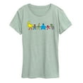 thumbnail image 1 of Sesame Street - SS Group - Women's Short Sleeve Graphic T-Shirt, 1 of 3