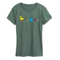 thumbnail image 1 of Sesame Street - SS Group - Women's Short Sleeve Graphic T-Shirt, 1 of 4