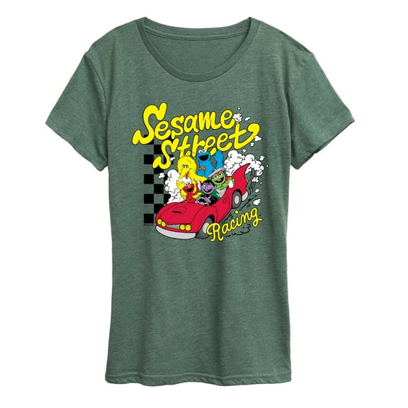 Sesame Street - SS Racing - Women's Short Sleeve Graphic T-Shirt