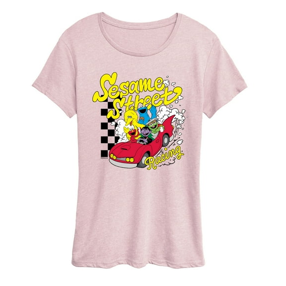 Sesame Street - SS Racing - Women's Short Sleeve Graphic T-Shirt