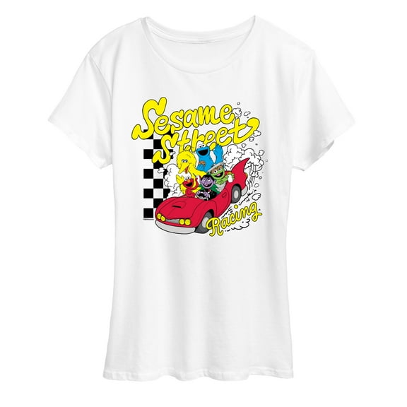 Sesame Street - SS Racing - Women's Short Sleeve Graphic T-Shirt