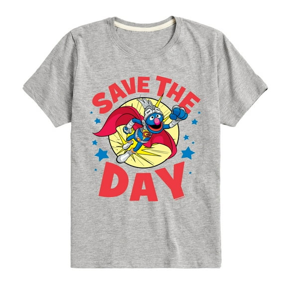 Sesame Street - Save The Day - Toddler and Youth Short Sleeve Graphic T-Shirt