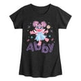 thumbnail image 1 of Sesame Street - Scribble Abby Cadabby - Girls Fitted Short Sleeve Graphic T-Shirt, 1 of 4