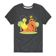 thumbnail image 1 of Sesame Street - Scribble Big Bird Snuffleupagus - Toddler and Youth Short Sleeve Graphic T-Shirt, 1 of 5