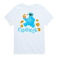 thumbnail image 1 of Sesame Street - Scribble Cookie Monster - Toddler and Youth Short Sleeve Graphic T-Shirt, 1 of 5