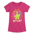 thumbnail image 1 of Sesame Street - Scribble Honkers - Girls Fitted Short Sleeve Graphic T-Shirt, 1 of 4