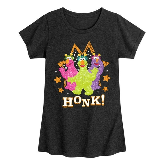 Sesame Street - Scribble Honkers - Toddler Girls Short Sleeve Graphic T-Shirt