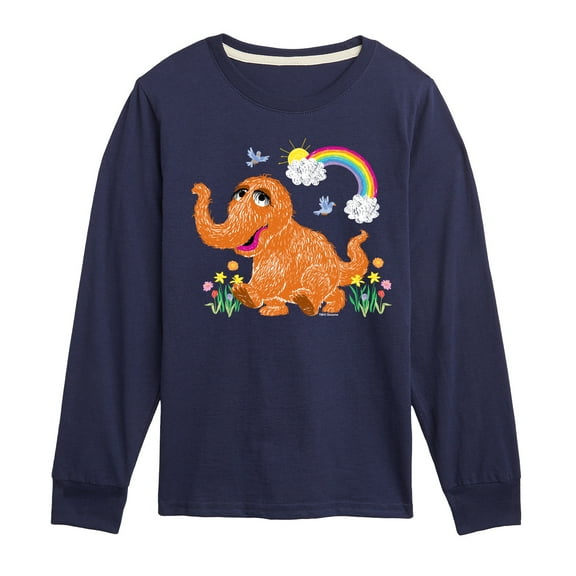 Sesame Street - Scribble Snuffleupagus - Toddler and Youth Long Sleeve T-Shirt
