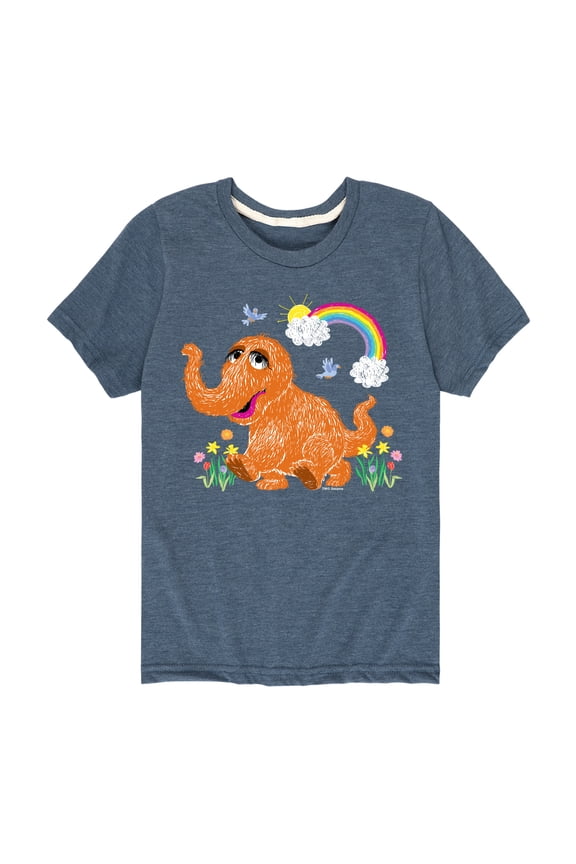 - Scribble Snuffleupagus - Toddler and Youth Short Sleeve Graphic T-Shirt