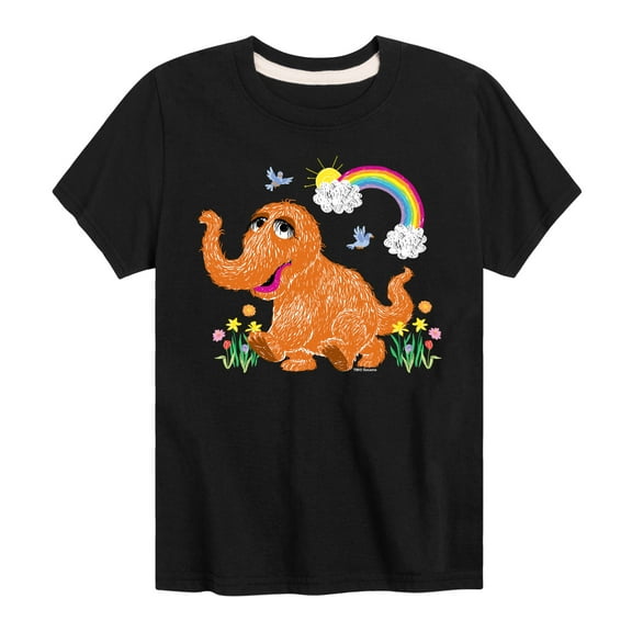 Sesame Street - Scribble Snuffleupagus - Toddler and Youth Short Sleeve Graphic T-Shirt