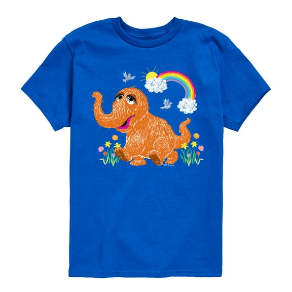 Sesame Street - Scribble Snuffleupagus - Toddler and Youth Short Sleeve Graphic T-Shirt