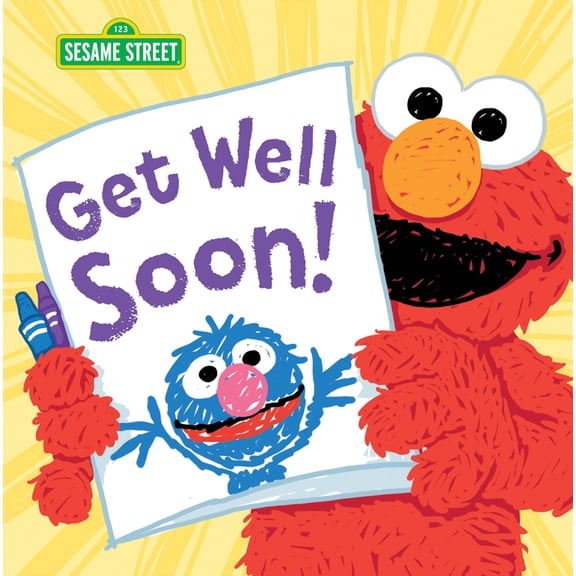 Sesame Street Scribbles Get Well Soon!, (Hardcover)