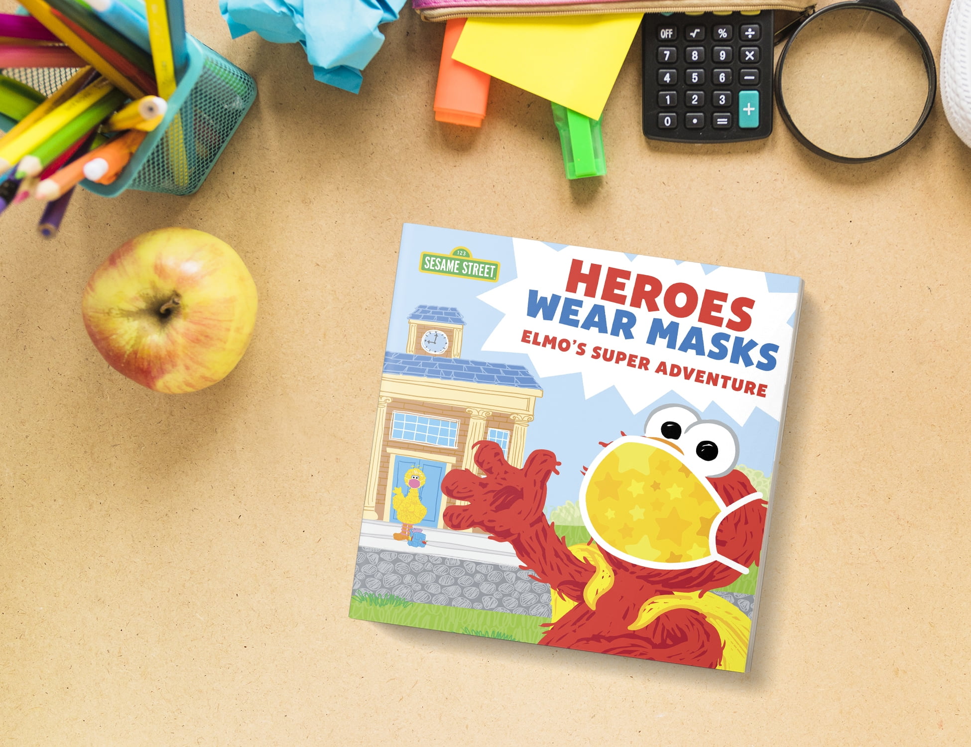 Sesame Street Scribbles Heroes Wear Masks Elmo's Super Adventure