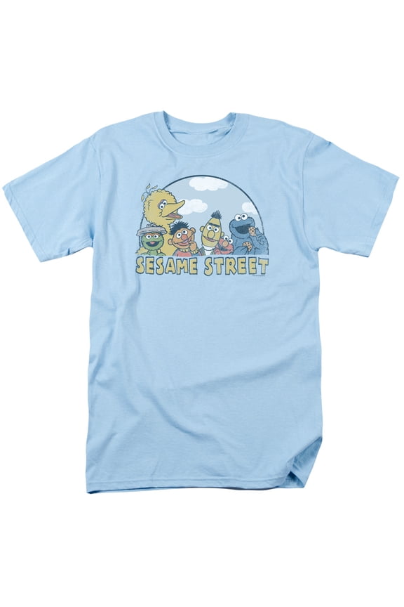 Sesame Street Sesame Group Officially Licensed Adult T Shirt