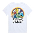 thumbnail image 1 of Sesame Street - Sesame Group Rainbow - Toddler and Youth Short Sleeve Graphic T-Shirt, 1 of 5