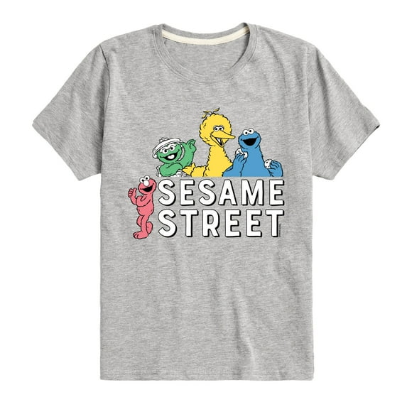 Sesame Street - Sesame Street Group - Toddler and Youth Short Sleeve Graphic T-Shirt