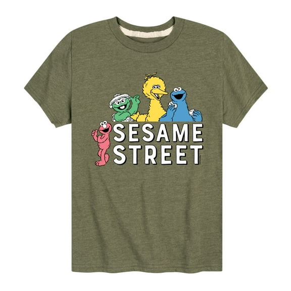 Sesame Street - Sesame Street Group - Toddler and Youth Short Sleeve Graphic T-Shirt