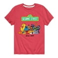 thumbnail image 1 of Sesame Street - Sesame Street Since 1969 - Toddler and Youth Short Sleeve Graphic T-Shirt, 1 of 5