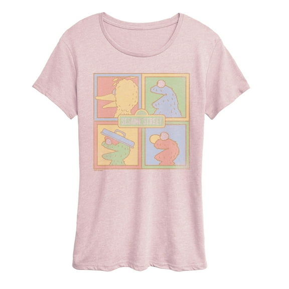 Sesame Street - Sesame Tonal Squares - Women's Short Sleeve Graphic T-Shirt