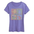 thumbnail image 1 of Sesame Street - Sesame Tonal Squares - Women's Short Sleeve Graphic T-Shirt, 1 of 3