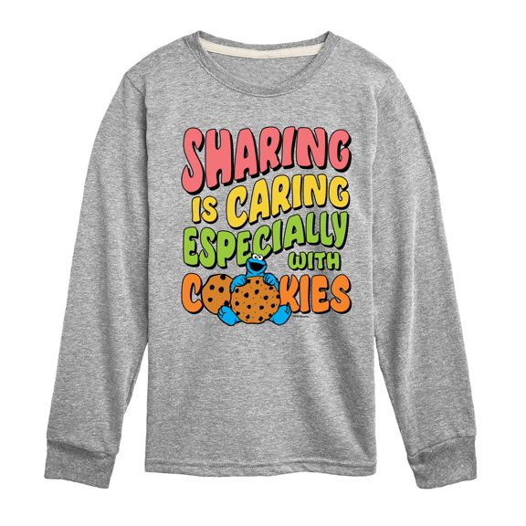 Sesame Street - Sharing Is Caring - Toddler and Youth Long Sleeve T-Shirt