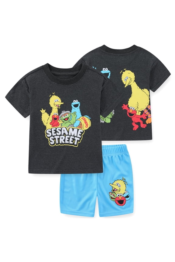 Short Sleeve T-Shirt and Mesh Short Set (Boys), 2 Piece Set, Sizes 24M-4T