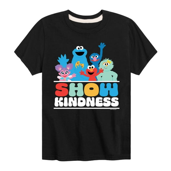 Sesame Street - Show Kindness - Toddler and Youth Short Sleeve Graphic T-Shirt