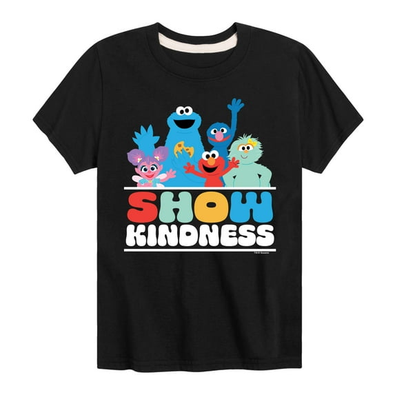 Sesame Street - Show Kindness - Toddler and Youth Short Sleeve Graphic T-Shirt