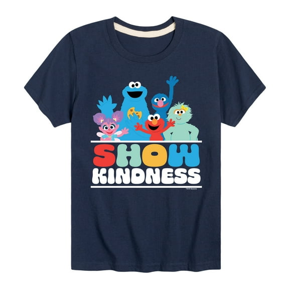 Sesame Street - Show Kindness - Toddler and Youth Short Sleeve Graphic T-Shirt