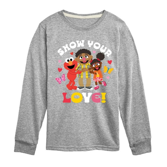 Sesame Street - Show Your Love - Toddler and Youth Long Sleeve T-Shirt