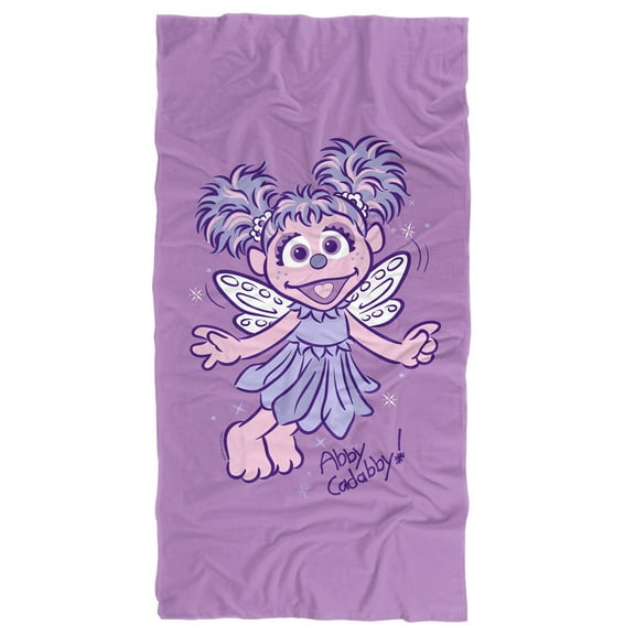 Sesame Street Simple Abby Officially Licensed Beach Towel 30' X 60'