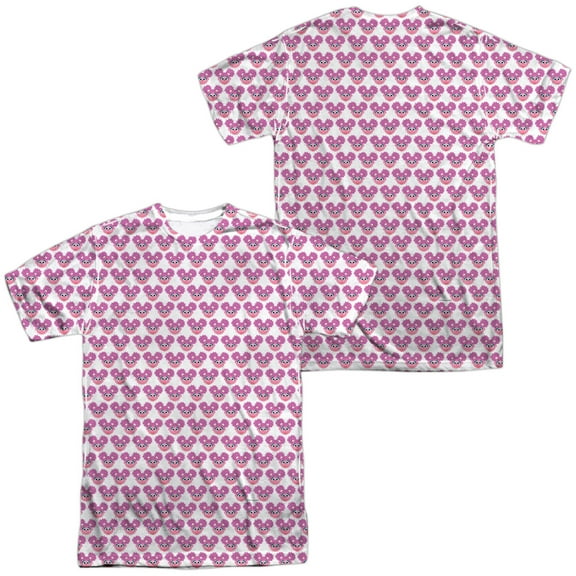 Sesame Street Simple Abby Pattern Unisex Adult Sublimated Costume T Shirt (Front/Back), X-Large Multicolor