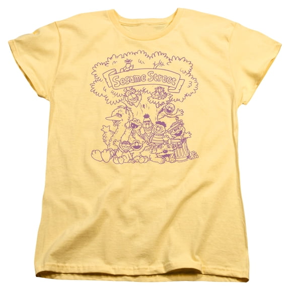 Sesame Street - Simple Street - Women's Short Sleeve Shirt - Small