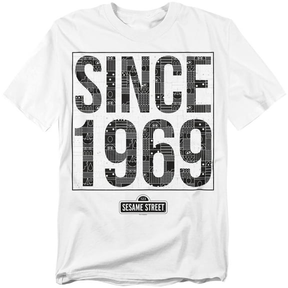 Sesame Street T-Shirt Since 1969 Pattern Unisex Graphic Tee For Men & Women