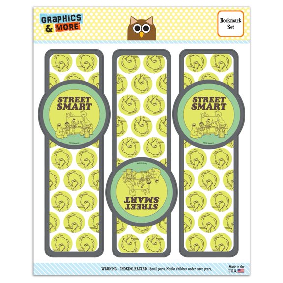 Sesame Street Smart Set of 3 Glossy Laminated Bookmarks