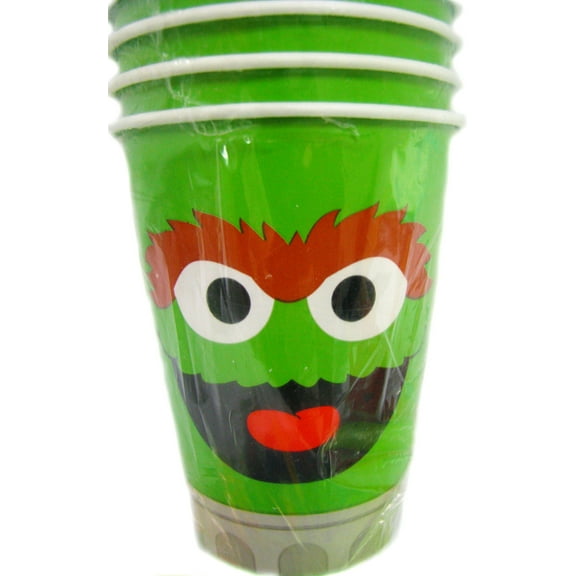 Sesame Street 'Smiles' Oscar 9oz Paper Cups (8ct)