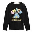 thumbnail image 1 of Sesame Street - Snack Enthusiast - Toddler and Youth Long Sleeve T-Shirt, 1 of 4