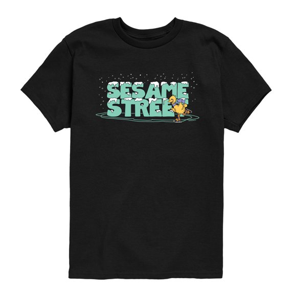 Sesame Street - Snow Logo - Youth Short Sleeve Graphic T-Shirt