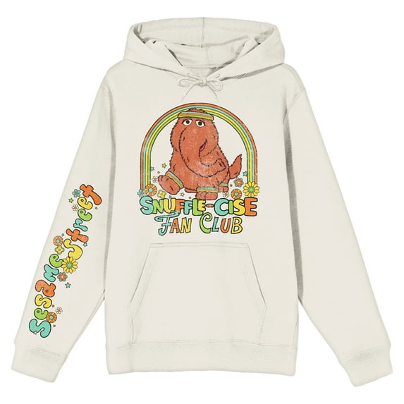 Sesame Street Snuffle-cise Fan Club Women's Tofu Hoodie-3XL