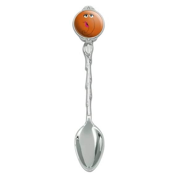 Sesame Street Snuffleupagus Face Novelty Collectible Demitasse Tea Coffee Spoon