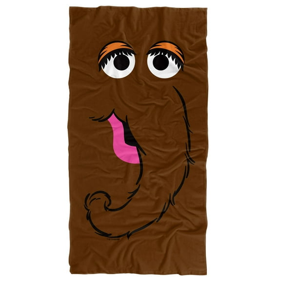 Sesame Street Snuffleupagus Face Officially Licensed Beach Towel 30' X 60'